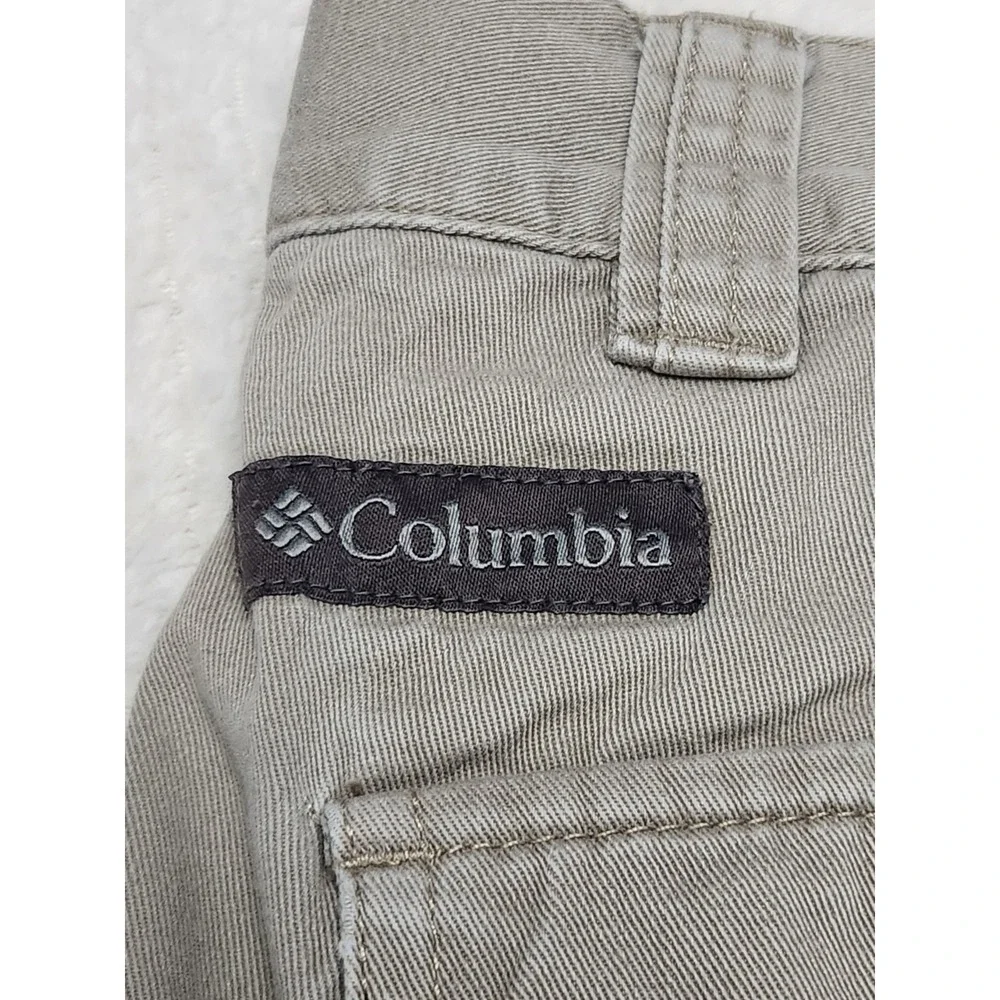 Columbia Sportswear Men's Size 36 Beige Cotton Cargo Shorts Outdoor Hiking - Picture 3 of 6